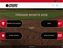 Tablet Screenshot of premiersportsevents.com